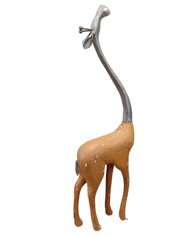 Διακοσμητική καμηλοπάρδαλη  camel με ασημί