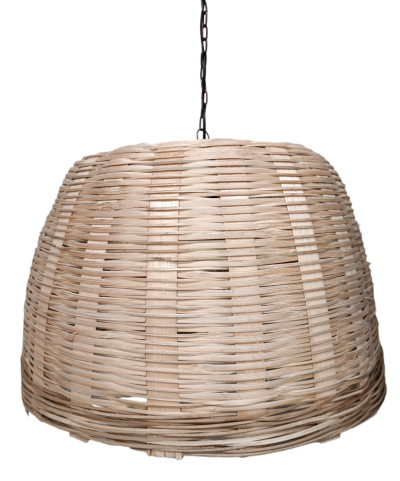 Φωτιστικό οροφής bamboo φυσικό καμπάνα S304