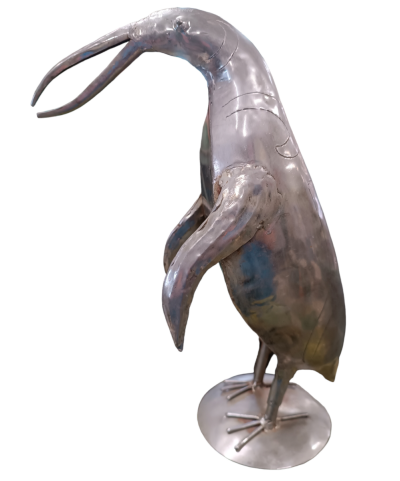 Πιγκουίνος μεταλλικός ασημένιος