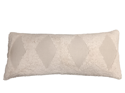 Διακοσμητικό μαξιλάρι 30x80 boho μπεζ (με γέμισμα)