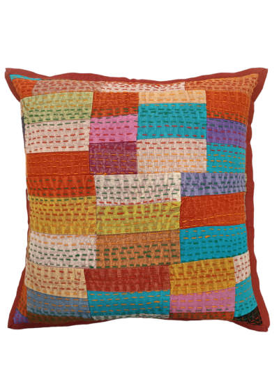 Διακοσμητικό μαξιλάρι Kantha 40x40 traditional collection (με γέμιση)