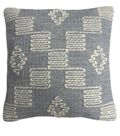 Διακοσμητικό μαξιλάρι 50x50 γκρι boho (με γέμισμα)
