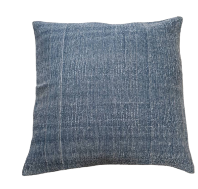 Διακοσμητικό μαξιλάρι πετροπλυμένο 60Χ60 blue jean (με γέμισμα)
