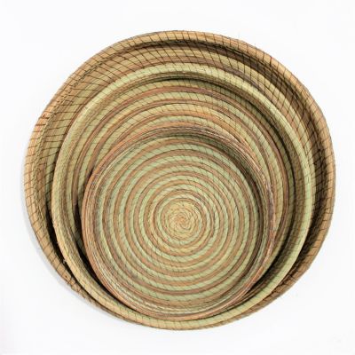 Δίσκος από φυτική ίνα Halfah σε φυσικό-καφέ χρώμα