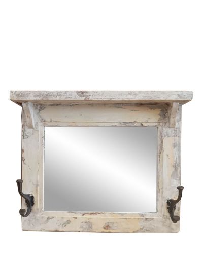 Καθρέπτης κρεμάστρα σε white finish
