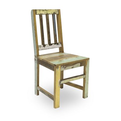 Καρέκλα από ανακυκλωμένο μασίφ ξύλο